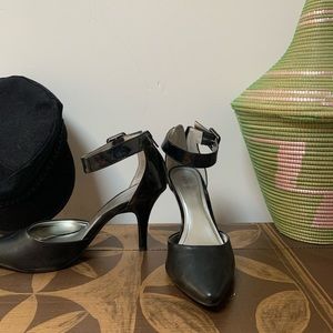 👡Black heels with ankle strap 👡